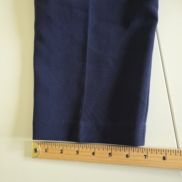 Old Navy Pants Womens 12 Navy Three Side Stripes High Waist Pull On Pockets Boho - Picture 11 of 16